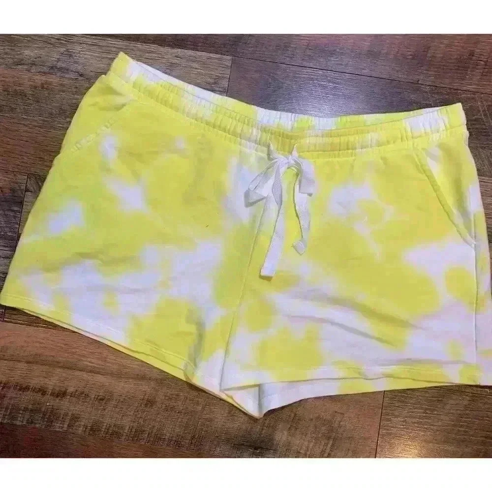 Style & Co Women’s Short Yellow White Size XL